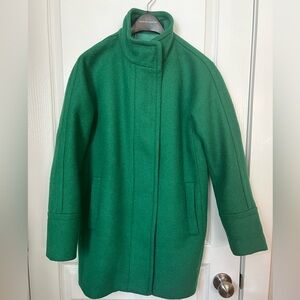 J.Crew City Coat Emerald Green